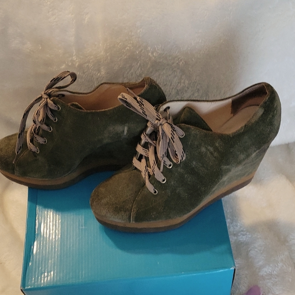 Suede booties